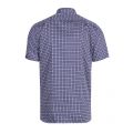 Mens Navy Steeve Geo Print S/s Shirt 43907 by Ted Baker from Hurleys