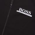Mens Black/White Fashion College Sweat Jacket 51727 by BOSS from Hurleys