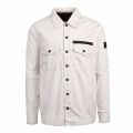 Casual Mens Stone Lovel_3 Cotton Overshirt 74455 by BOSS from Hurleys