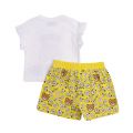 Girls Yellow Toy Daisy Toy T Shirt & Shorts Set 82621 by Moschino from Hurleys