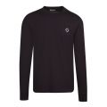 Mens Jet Black Icon L/s T Shirt 92919 by MA.STRUM from Hurleys