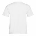 Womens Bright White Satin Bonded Logo S/s T Shirt 85742 by Calvin Klein from Hurleys