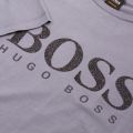 Casual Mens Open Blue/Grey Tew S/s T Shirt 32120 by BOSS from Hurleys