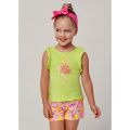 Girls Citrus Flamingo Vest + Shorts Set 102524 by Mayoral from Hurleys
