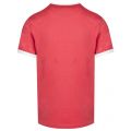 Mens Red Coat Groves Ringer S/s T Shirt 36959 by Farah from Hurleys