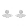 Womens Silver Crystal Romina Pave Orb Earrings 47217 by Vivienne Westwood from Hurleys