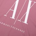 Womens Rose Large Icon S/s T Shirt 96298 by Armani Exchange from Hurleys
