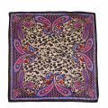 Womens Brown Leopard Paisley Silk Scarf 80696 by Versace Jeans Couture from Hurleys