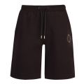 Athleisure Mens Charcoal Halboa Circle Sweat Shorts 57076 by BOSS from Hurleys
