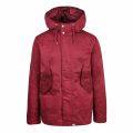 Mens Red Branded Hooded Zip Up Jacket 49202 by Pretty Green from Hurleys