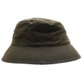 Lifestyle Mens Olive Waxed Sports Bucket Hat 64797 by Barbour from Hurleys