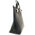 Womens Black Croc Effect Tote Bag & Purse 68089 by Versace Jeans from Hurleys