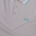 Athleisure Mens Ecru Paddy Regular Fit S/s Polo Shirt 42494 by BOSS from Hurleys