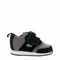 Infant Black & Grey L.ight 318 Trainers (3-9) 33802 by Lacoste from Hurleys