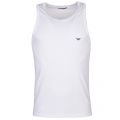 Mens White Small Logo Tank Top 20020 by Emporio Armani Bodywear from Hurleys