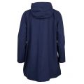 Heritage Womens Navy Bedale Long Hooded Jacket 71664 by Barbour from Hurleys