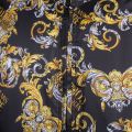 Mens Black Reversible Baroque Bomber Jacket 75722 by Versace Jeans Couture from Hurleys