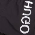 Mens Black Saba Branded Swim Shorts 51847 by HUGO from Hurleys