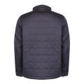 Mens Navy Reller Quilted Harrington Coat 29305 by Ted Baker from Hurleys