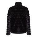 Womens Black Vifarry Faux Fur Jacket 33761 by Vila from Hurleys