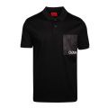 Mens Black Dioga S/s Polo Shirt 91453 by HUGO from Hurleys