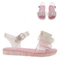 Baby Pink Bow Jelly Sandals (22-27) 58731 by Lelli Kelly from Hurleys
