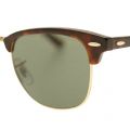 Tortiose/Arista/Green RB3016 Clubmaster Sunglasses