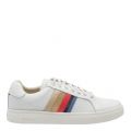 Womens White Lapin Stripe Trainers 43266 by PS Paul Smith from Hurleys