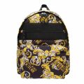 Mens Black Baroque Backpack 74297 by Versace Jeans Couture from Hurleys
