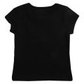 Girls Black Milano Logo S/s T Shirt 58454 by Moschino from Hurleys