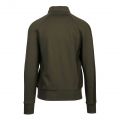 Mens Hunting Green 1/2 Zip Through Sweat Top 100157 by Fred Perry from Hurleys