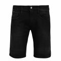 Mens Black Hyperflex Denim Shorts 55474 by Replay from Hurleys