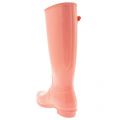 Womens Pink Original Tall Gloss Wellington Boots 10669 by Hunter from Hurleys