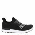 Mens Black Branded Neoprene Trainers 49801 by Versace Jeans Couture from Hurleys