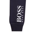 Boys Navy Branded Sweat Pants 45545 by BOSS from Hurleys