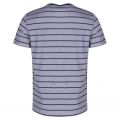 Mens Dark Carbon Oxford Stripe S/s T Shirt 21228 by Fred Perry from Hurleys