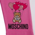 Girls Dark Pink Toy Balloon Leggings 58441 by Moschino from Hurleys