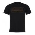 Mens Black Line Logo S/s T Shirt 11981 by Barbour International from Hurleys