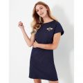 Womens French Navy Riviera Bee Embroidered Dress 103626 by Joules from Hurleys