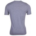 Mens Steel Marl Textured Stripe S/s Tee Shirt 71429 by Fred Perry from Hurleys