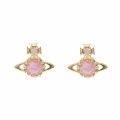 Womens Pink/Gold Latifah Iridescent Earrings 54464 by Vivienne Westwood from Hurleys