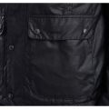Mens Black Inlet Waxed Jacket 12292 by Barbour International from Hurleys