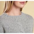Lifestyle Womens Grey Priory Funnel Neck Knitted Jumper 12494 by Barbour from Hurleys