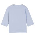 Baby Pale Blue Little Boss L/s T Shirt