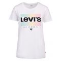 Womens White The Perfect Tee California S/s T Shirt 57741 by Levi's from Hurleys
