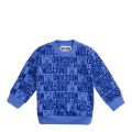 Baby Blue Toy Print Sweat Top 82042 by Moschino from Hurleys