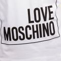 Mens White Logo Box Regular S/s T Shirt 15599 by Love Moschino from Hurleys