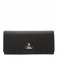 Womens Black Windsor Leather Long Card Purse 76048 by Vivienne Westwood from Hurleys