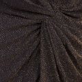 Womens Black Vidance Glitter Knot Front Dress 49784 by Vila from Hurleys