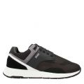 Athleisure Mens Black Titanium Runn Mix Trainers 51811 by BOSS from Hurleys